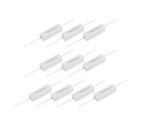 QUARKZMAN Resistenza In Cemento Ceramico Da 47 Ohm, Kit Resistenza Avvolta Orizzontale In Cemento Da 7W Tolleranza 5% Per Adattatori Di Per Apparecchi Audio Circuito (Confezione Da 10)