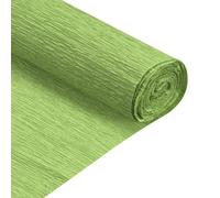 QUARKZMAN Rotolo di Carta Crespa 210cm Lunghezza 50cm Larghezza per Cerimonia Nozze Varie Grandi Feste Decorazione, Verde Chiaro