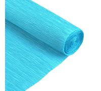 QUARKZMAN Rotolo Di Carta Crespa 5 Piedi Lunghi 20 Pollici Larghezza Per Decorazione Cerimonia Nuziale Vari Grandi Festival, Blu Lago