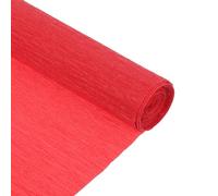 QUARKZMAN Rotolo di Carta Crespa Lunghezza 8,2 Piedi Larghezza 10" per Cerimonie di Matrimonio Varie Decorazioni Grandi Festival, Rosso