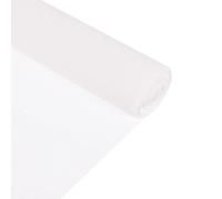 QUARKZMAN Rotolo di Carta Crespa Lunghezza 8,2 Piedi Larghezza 10" per Cerimonie di Matrimonio Varie Decorazioni Grandi Festival, Bianco