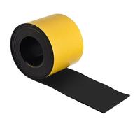QUARKZMAN Rotolo di Gomma Neoprene Adesiva Larghezza 10,2cm x Lunghezza 3 m x Spessore 3,2mm Striscia di Gomma per Cuscinetti Sigillanti Fai Da Te Insonorizzati 1pz