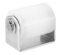 QUARKZMAN Rullo Guida Per Cancello Scorrevole, 2" Guida Scorrevole In Nylon Con Staffa A C Saldata, Assemblato Con Rullo Laterale A Cuscinetti A Sfere Per Porte Scorrevoli Diametro