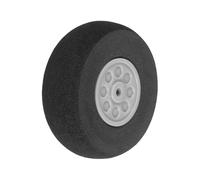 QUARKZMAN Ruote Per Aereo RC 1.97" Diametro Esterno 0.75" Spessore 0.12" Foro Ruote Per Aereo RC Aeromobile Gomma Spugna PU Pneumatico Carrello Posteriore Kit Sostituzione Confezione Da 1