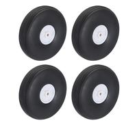 QUARKZMAN Ruote per Aeroplani Rc 2.76" Od, Aereo Rc, Ruote Spugna Pu Aeromobili, Ruota Coda Pneumatici Sostituzione Ruota Schiuma Aerei Rc per Aereo Aereo Modello Rc Fai da Te, Pz4