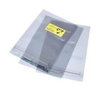QUARKZMAN Sacchetti Antistatici Sacchetti Protettiva 50pz 3x5 pollici (8x13cm) Richiudibili con Etichette per Disco Rigido HDD SSD Scheda PCB