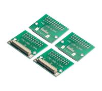 QUARKZMAN Scheda Convertitore FPC FFC PCB 20P 1,0mm sul lato della presa, 0,5mm Sul Retro, a DIP 2,54mm per LCD Stampante 3D Telecamera DVD TV Laptop 4pz