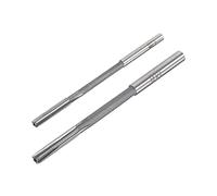 QUARKZMAN Set Alesatori Mandrino 1/8" e 3/16" Alesatore per Tornio a Macchina 6 Tagli Dritti Gambo Tondo Fresatrice Utensile Taglio per Metallo Non Ferroso Rame 2pz