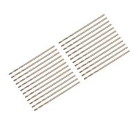QUARKZMAN Set di punte elicoidali da 1 mm, lunghezza 34 mm, punta rivestita in titanio e nitruro HSS6542 con codolo dritto da 1 mm, per acciaio inossidabile, metallo, legno, 24 pezzi