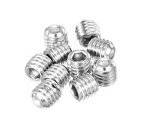 QUARKZMAN Set Di Viti A Testa Cilindrica,10Pz 3/8"x3/8"- 304 Acciaio Inossidabile Esagonali A Testa Cilindrica Senza Testa A Punta Tonda Viti Di Fissaggio,Per Riparare Strumenti (Argento)