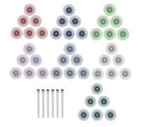 QUARKZMAN Set Dischi A Setole Radial 1" 80-2500 Grana 42 Pezzi