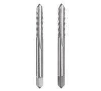 QUARKZMAN Set Maschi Mano Metrici 2pz, Maschi Vite Filettatura Conica/Tappo M6 x 1, Kit Utensili per Maschiatura Mano Acciaio Rapido