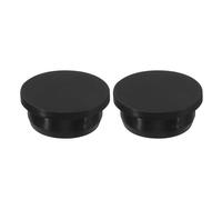 QUARKZMAN Silicone Gomma Fori Tappo 34,3mm Diametro Morbido Flessibile Tappo Tappi in Silicone Copriforo per 33-34mm Foro Nero 2pz Tappi per Fori Impermeabili