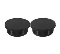 QUARKZMAN Silicone Gomma Fori Tappo 35,3mm Diametro Morbido Flessibile Tappo Tappi in Silicone Copriforo per 34-35mm Foro Nero 2pz Tappi per Fori Impermeabili