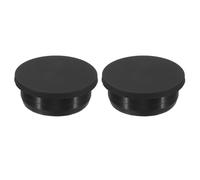 QUARKZMAN Silicone Gomma Fori Tappo 39,3mm Diametro Morbido Flessibile Tappo Tappi in Silicone Copriforo per 38-39mm Foro Nero 2pz Tappi per Fori Impermeabili