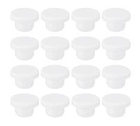 QUARKZMAN Silicone Gomma Foro Spina Morbido Tappo Flessibile per 14-15mm Foro Bianco 16pz