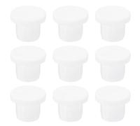 QUARKZMAN Silicone Gomma Foro Spina Morbido Tappo Flessibile per 9-10mm Foro Bianco 9pz