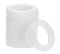 QUARKZMAN Silicone Guarnizione 25mm Matrice 16mm 3mm Larghezza VMQ Guarnizione Anelli Rondella per Doccia Soffione Acqua Tubo Rubinetto Idraulica Conduttura Bianco 20pz