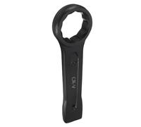 QUARKZMAN Slogging Box End Striking Ring Wrench 56mm Metrica CR-V Acciaio 12 Punti Flat Strike Wrench Verniciatura A Forno Single Head Spanner Attrezzo Manuale Per Meccaniche
