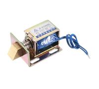 QUARKZMAN Solenoide Elettromagnete Tipo Push Pull DC 24V 1A 25N JF-S1040DL | 10mm Corsa, Telaio Aperto Movimento Lineare, Magnete Solenoide