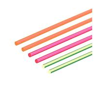 QUARKZMAN Sostituzione Fibra Ottica Mirino Aste, 6pz 1.5mmx15cm PMMA per Archi Mirini DIY Arte Fluorescenza Rosso Verde Arancione