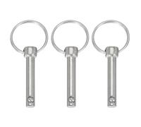 QUARKZMAN Spilla a Rilascio Rapido, Dia 1/4"(6mm) Lunghezza Utilizzabile 1.02"(26mm) Lunghezza Totale 2.28"(58mm) Spilla Bimini in Acciaio al Carbonio per Accessori Nautici, 4Pz