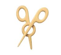 QUARKZMAN Spilla In Legno A Forma Di Forbice, Fermaglio Vintage Per Sciarpa, Graziosa Spilla Con Animali In Legno Per Donne Ragazze Decorazione Per Sciarpe
