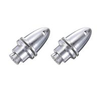 QUARKZMAN Spinner per Aerei RC, 2mm Risparmio Adattatore Elica per Estrusione per Motori Brushless e Regolatori di velocità, Confezione da 2