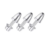 QUARKZMAN Spinner per Aerei RC, 3,17mm Apertura e 6mm Risparmio Adattatore Elica Uscita di Uscita per Motori Brushless Regolatori Velocità, Confezione da 3