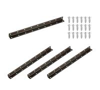 QUARKZMAN Staffe a L 4 Pezzi 425 x 25 x 25mm Bronzo