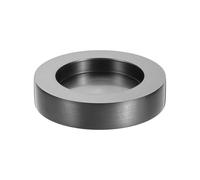 QUARKZMAN Stampo in Grasso di Grafite 45x10mm, Stampo A Crogiolo Rotondo per Fondere Oro Argento Rame Ottone Alluminio, Fusione, Raffinazione