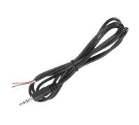 QUARKZMAN Stereo Spina Jack, 3,5mm Maschio Jack a Filo Nudo Estremità Aperta Sostituzione TRS 3 Poli Stereo 1/8" Cavo Audio Spina Jack per Riparazione Cavo Auricolare Cuffia, 1m