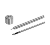 QUARKZMAN Strumento per Punzonatura Occhielli, Punzone Cavo per Occhielli da 3mm per Artigianato in Pelle, Abbigliamento, Borse, Tessuti, Tende