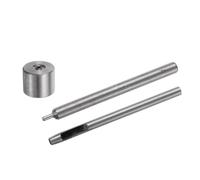 QUARKZMAN Strumento per Punzonatura Occhielli, Punzone Cavo per Occhielli da 4mm per Artigianato in Pelle, Abbigliamento, Borse, Tessuti, Tende