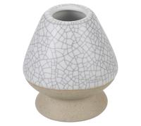 QUARKZMAN Supporto per Chasen in Ceramica 66mm Porta Frusta Matcha Set di Tè Fruste Stand Tradizionale Porta Chasen per Tè Set Accessori per Degustazione del Tè, Grigio Bianco