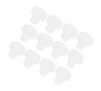 QUARKZMAN Supporto Tappo Silicone ad Alta Temperatura Dia 8mm/0,31" Tappi Fori Gomma Piena Forma T per Rivestimento Polvere Placcatura Tenuta Impermeabile Trasparente 30pz(OD 15mm/0,59")