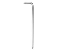 QUARKZMAN T40 Chiavi a Stella Torx Prova Manomissione 188mm / 7,41" Lunghezza Braccio Forma L 6 Punti Chiave Inglese Acciaio S2 Rivestito Cromo Utensile Manuale per Riparazioni Domestiche