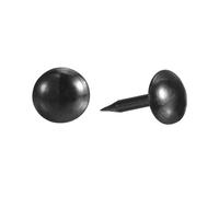 QUARKZMAN Tacchetti Per Tappezzeria Chiodi Per Mobili 100Pz 7x13mm Kit Assortimento Carbonio Per Divani Casa DIY Chiodi Decorativi Testa Chiodo Nero