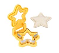 QUARKZMAN Taglia Sandwich Senza Crosta, Forma Stella Taglia Sandwich Sigillatrice Pressa Pane Biscotto Taglia E Sigilla Per DIY Colazione Pranzo Merenda Pomeriggio (Giallo)