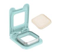 QUARKZMAN Tagliapanini Senza Crosta, Forma Quadrata Uncrustable Tagliapanini Sigillatrice Pressa Pane Forma Biscotto E Sigillatrice Per DIY Colazione Pranzo Tè Pomeridiano (Azzurro Chiaro)