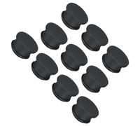 QUARKZMAN Tappi Chiusura Pressione Silicone Fori bloccatoggio Copertura Tappo in Siliconica per Foro, Tappi in Gomma Siliconica Guarnizioni Impermeabili Cucina Dia 16mm/0,63" Nero 10Pz