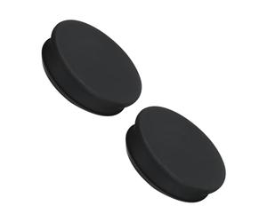 QUARKZMAN Tappi in Gomma per Fori Incastro Fori Bloccaggio Tappi Tenuta Gomma Copriforo Tappo per Fori in Silicone per Cucina Tappi Tenuta Impermeabili 58.6mm/2.31" Diametro Nero 2pz