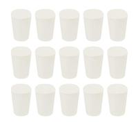 QUARKZMAN Tappo Conico In Gomma Da 15mm A 21mm Per Provette Solide Bouchon Stoppe Bianco Per Laboratorio Casa 15 Pezzi