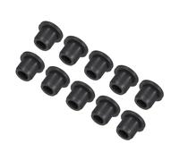 QUARKZMAN Tappo in Silicone ad Alta Temperatura Diametro 10mm Tappi Fori Tappo Gomma Piena a Forma di T per Rivestimento Placcatura Tappi Tenuta Impermeabili Neri 10pz (OD 14mm)