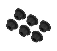 QUARKZMAN Tappo in Silicone ad Alta Temperatura Diametro 18mm Tappi Fori Tappo Gomma Piena a Forma di T per Rivestimento Placcatura Tappi Tenuta Impermeabili Neri 6pz (OD 26mm)