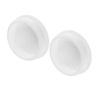 QUARKZMAN Tappo in Silicone per Fori, 2Pz Tappi Copriforo Pannello Rotondo a Filo per Paratie in Gomma da Cucina, Tenuta Impermeabili per Laboratorio, Diametro 56.6mm/2.23" Bianco