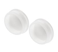 QUARKZMAN Tappo in Silicone per Fori, 2Pz Tappi Copriforo Pannello Rotondo a Filo per Paratie in Gomma da Cucina, Tenuta Impermeabili per Laboratorio, Diametro 48.6mm/1.91" Bianco