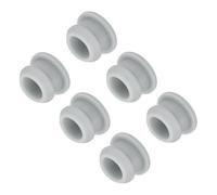 QUARKZMAN Tappo in Silicone per Fori, 6Pz Tappi Copriforo Pannello Rotondo a Filo per Paratie in Gomma da Cucina, Tenuta Impermeabili per Laboratorio 11.5mm/0.45" Dia Grigio