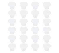 QUARKZMAN Tappo Solido in Gomma Siliconica Tappi Morbidi e Flessibili Tappi in Silicone a Forma di T per 11,8 a 11,9mm Fori Bianco 24 Pezzi
