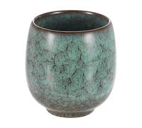 QUARKZMAN Tazze Tè Cinesi in Ceramica 5,75oz Set Tè Gong Fu Tradizionale Tazza Tè in Ceramica Giapponese Senza Manico Tazza Caffè Piccola per Mate Tè Caffè Vino Bevande, Verde Chiaro